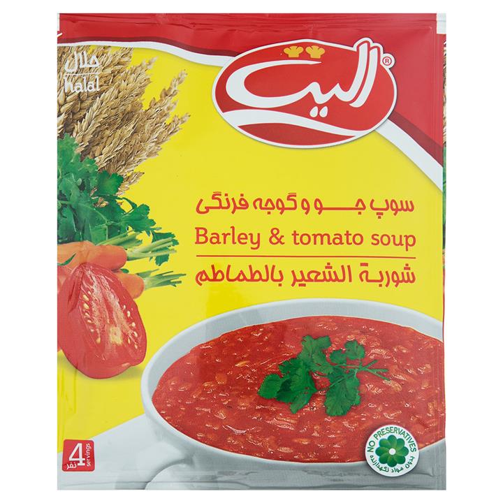 سوپ جو و گوجه فرنگی الیت - 65 گرم Elite Barely And Tomato Soup 65gr